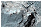 Дельтовая структура в кратере Эберсвальде