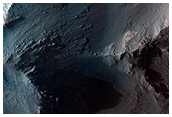 RSLs and Colorful Fans along Coprates Chasma Ridge 