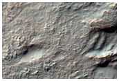 Il Bacino Argyre a ovest del Cratere Hale