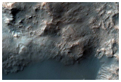 Megabreccia in Crater Northeast of Hesperia Planum