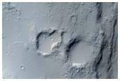 Longitudinally Aligned Mounds in Hanging Channel within Mangala Valles