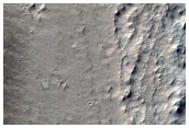 Contact of Medusae Fossae Formation with Flank of Apollinaris Mons