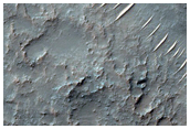 Layers in Depression in Crater in Noachis Terra