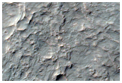 Channels and Layering inside Crater