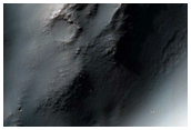 Degraded Crater Wall Southeast of Ostrov Crater