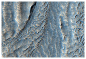Fretted Terrain and Mesas in CTX Image 