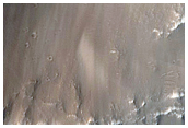 Layers along Eastern Edge of Cyane Sulci