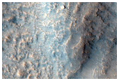 Crater with Gullies and Steep Slopes