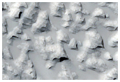 Lava Flow around a Mound in Memnonia Fossae