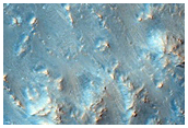 Impact Crater Exposing Bedrock West of Nili Fossae
