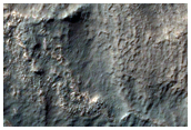 Layers Exposed in Circular Depression in Hellas Planitia