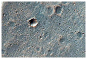 Flows in Crater and on Neighboring Terrain