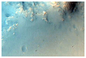 Дюнные изменения между кратерами