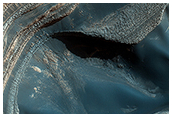 Обвалы на слоистых отложениях Северного полюса