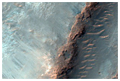 Possible Clays along Lorica Crater Wall