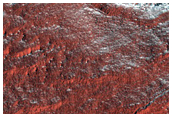 Mantled Rim of Crater in Southern Highlands