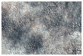 Выбросы из кратеров и участки местности Ацидалийской равнины