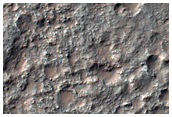 Ancient Cratered Surface Northeast of Martz Crater
