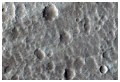 Possible Strike-Slip Fault in Tempe Fossae Region