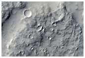 Deposit at Mouth of Channel Entering Gusev Crater
