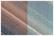 Exposure of North Polar Layered Deposits