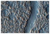 Channel in Lyot Crater