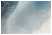 Monitor Slopes of Crater on Floor of Central Valles Marineris