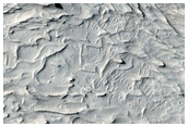 Outcrop of Fluvial Deposits in Mesa Flank