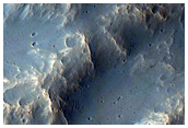 Topographic Low with Thermally-Distinct Terrain in THEMIS IR Images