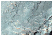 Fan in West Knobel Crater
