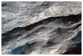 Mass Wasting Feature in Ganges Chasma