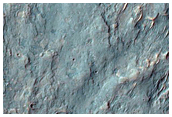 Small Fan in Crater in Terra Sirenum