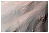 Exposure of Diverse Rocks along Coprates Chasma Wallrock