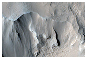 Small Crater in Eumenides Dorsum Region