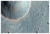 Small Crater in Utopia Planitia