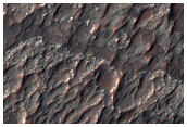 Light-Toned Sinuous Ridge in Valley in CTX Image