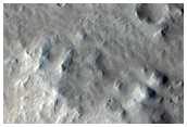 Crater Ejecta in Southwest Amazonis Planitia