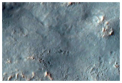 High-Latitude Rayed Crater