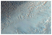 Olivine-Rich Crater Wall in Terra Sirenum