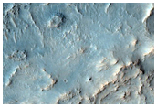 Floor of Large Infilled Crater