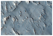 Channels Emanating from Flow Deposit