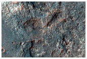 Layered Bedrock on Floor of Vinogradov Crater