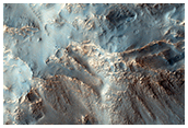 Southeast Rim of Hale Crater