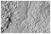 Fine Channels in Valley between Knobs in CTX Image