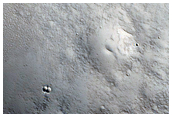 Degraded Cratered Cone between Isidis Planitia and Utopia Planitia