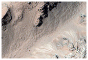 Slope Monitoring of Hale Crater Central Peak