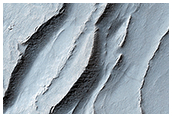 Layering in Spallanzani Crater