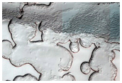 South Pole Residual Cap Albedo and Monitoring