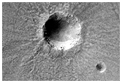 Dwa kratery uderzeniowe