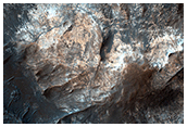 Ridges and Light-Toned Outcrops North of Atlantis Chaos